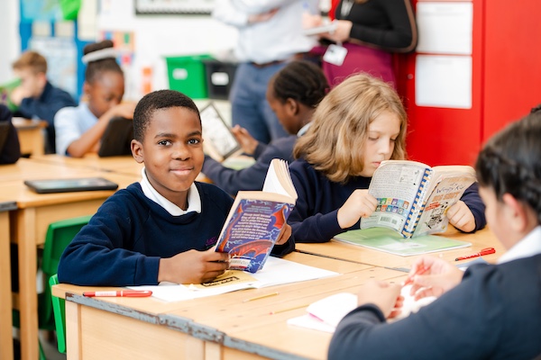 Children reading
